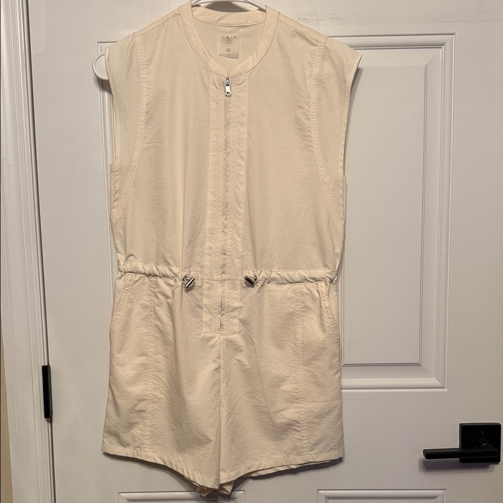 CAlia Cream short romper
